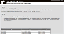 Desktop Screenshot of library.cityofivory.org